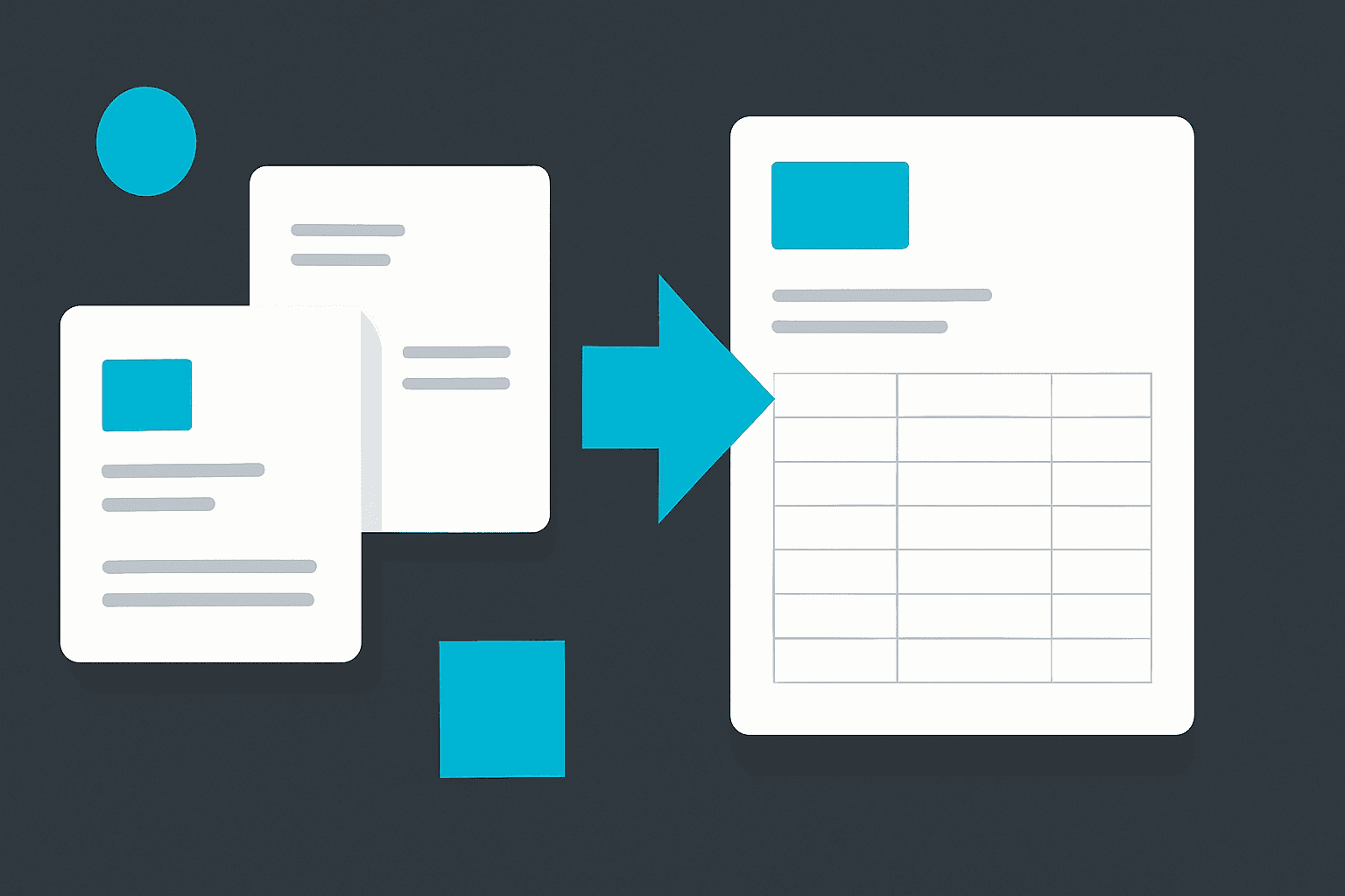 Extract Data from Invoices with Camtom Docs